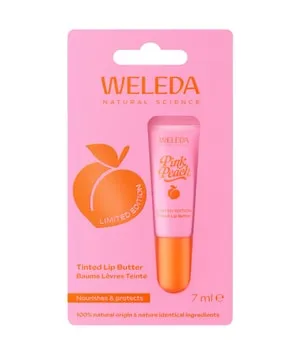 Weleda Pink Peach Lip Balm 7ml – Pflege & Farbe - Entdecken Sie den Weleda Pink Peach Lip Balm: eine pflegende Lip Butter mit natürlichem Glanz und dezenter, pfirsichrosafarbener Tönung. Für geschmeidige Lippen und ein frisches Finish – ideal für jeden Hauttyp!