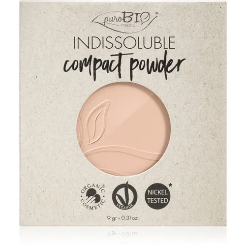 puroBIO Cosmetics Indissouble Kompaktpuder Ersatzfüllung Farbton 01 9 g