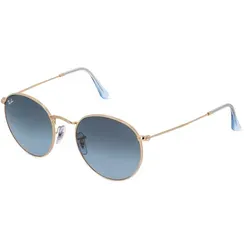 Ray-Ban RB3447 Unisex-Sonnenbrille Vollrand Rund Metall-Gestell, gold
