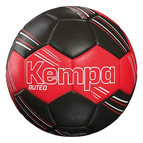 Kempa Handball BUTEO griifig schwarz/rot Größe 2 von Kempa