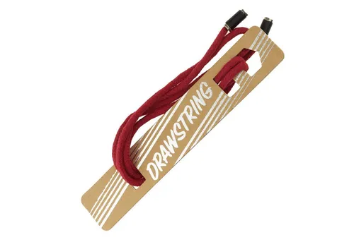 maDDma Kordel Baumwollkordel mit Endstücken 120 cm Kordel 5mm Hoodies Jogginghose, dunkelrot