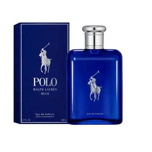 Ralph Lauren Polo Blue Eau de Parfum Spray 200 ml - Frischer Duft für Herren mit einer harmonischen Mischung aus Zitrus- und Holztönen. Ideal für den täglichen Gebrauch und besondere Anlässe.