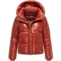 Marikoo Damen Winter Steppjacke Skyraa – Glänzendes Design mit Kapuze - Die Marikoo Skyraa Winter Steppjacke vereint urbanen Stil und Funktionalität. Mit abnehmbarer Kapuze, warmen Fleece-Taschen und optimaler Passform ist sie ideal für kalte Tage. Erhältlich in 7 Farben, perfekt für Alltag und Reisen.
