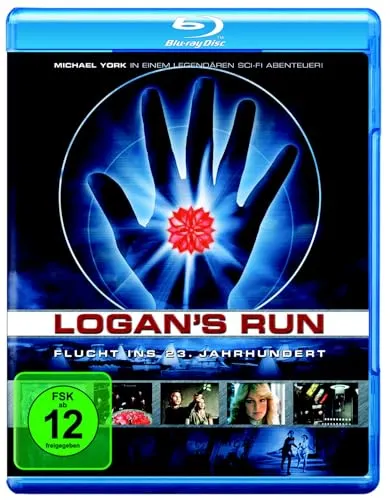 Logan's Run - Flucht ins 23. Jahrhundert [Blu-ray] - Sci-Fi Klassiker über eine dystopische Zukunft, freigegeben ab 12 Jahren, ideal für Filmfans und Sammler