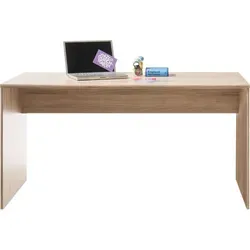 möbelando Schreibtisch Olli I – Sonoma-Eiche - Schreibtisch mit großzügiger Arbeitsfläche (150x75 cm), leicht und langlebig dank hochwertiger Spanplatte, ideal für effizientes Arbeiten in jedem Büro.