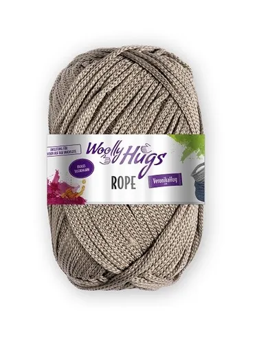 WOOLLY HUGS GARN ROPE 200 g FARB NR 17 TORF TASCHENGARN 100g/5,95€