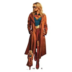 Dekofigur Supergirl - Milly Alcock - Lebensgroßer Pappaufsteller 65x190 cm - Der perfekte Blickfang für jede Veranstaltung! Dieser hochwertige Pappaufsteller sorgt für unvergessliche Momente und ist ideal für Fotos und Dekorationen. Einfach aufklappen und genießen – leicht zu transportieren und platzsparend zu lagern!