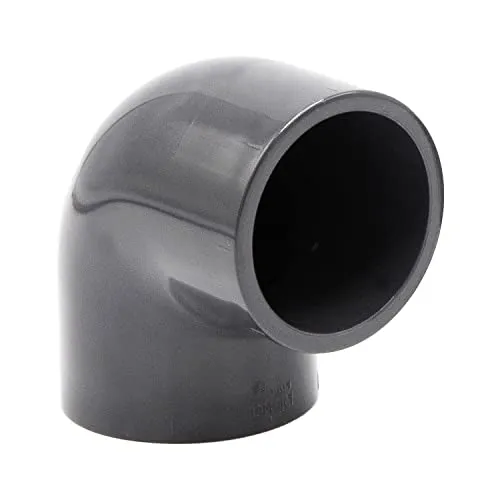 PVC-Winkel-Muffe 90° 20mm 1/4 Zoll Klebemuffe Mit 2-Anschlüssen Rohr-Verbindungsstück Fitting bm080