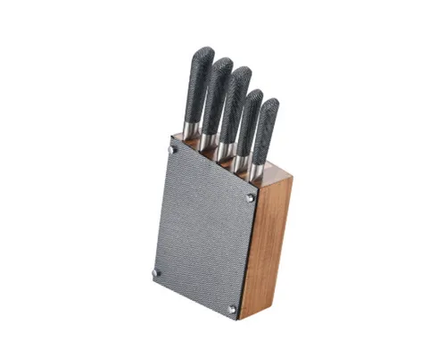tlg. Messer-Set in Carbon Optik