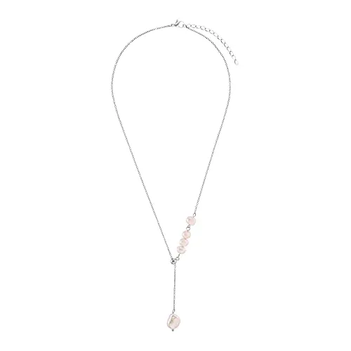 Heideman Halskette Luzi Damen - Elegante Edelstahlkette mit Perle - Hochwertige Halskette aus hypoallergenem Edelstahl, ideal für empfindliche Haut. Stilvolles Design in Silber, Gold und Roségold, perfekt für jeden Anlass und als Geschenk in eleganter Box.