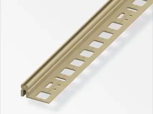 PVC Trägerprofil Caramel 100 cm lang Bodenprofil Schienenprofil Montageprofil