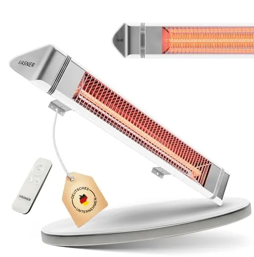 VASNER Teras 25 Terrassenheizer 2500 W mit Fernbedienung in weiß von VASNER