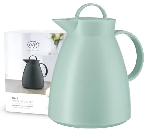 alfi Isolierkanne DAN 1,0 Liter silt green - Sonstige, skandinavisches Design mit bis zu 12 Stunden heiß und 24 Stunden kalt – für höchsten Genuss und Nutzerkomfort.
