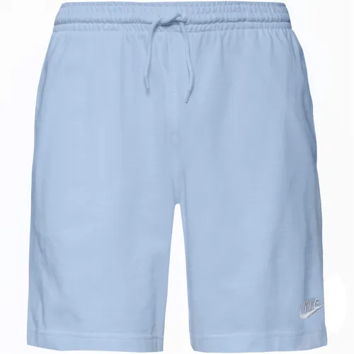 Nike Club Knit Shorts für Herren, Größe:L, Farbe:Blau - Leichte Nike Club Knit Shorts für Herren aus 100% Baumwolle. Ideal für Freizeit und Sport, bieten sie hohen Tragekomfort und Bewegungsfreiheit dank elastischem Bund und lockerem Schnitt. Perfekt für warme Tage!