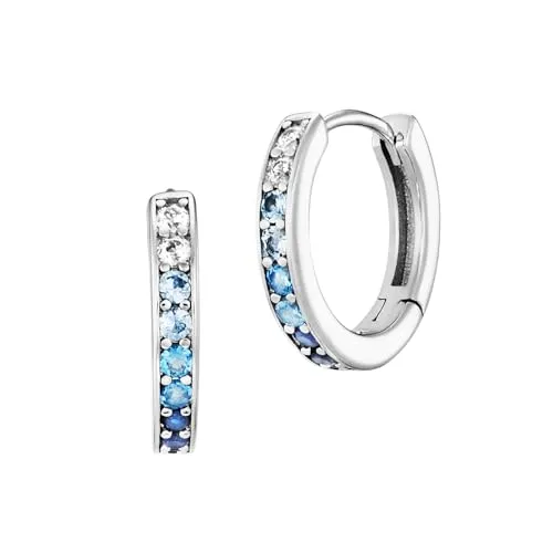 Engelsrufer Creolen ERE-OCEAN-ZIM-CR-13 aus 925er Silber - Ohrringe aus 925er Silber mit stilvollem Design, perfekt für jeden Anlass und ein Ausdruck von Eleganz.