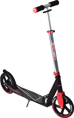 muuwmi Aluminium Scooter 205 mm rot - Roller / Kickboards, ideal für Kinder und Erwachsene von 8 bis 99 Jahren, leicht und robust mit nur 4190 g für einfaches Handling.