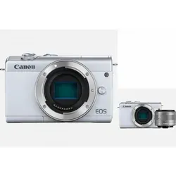 Canon EOS M200 Kit weiß + EF-M 15-45 IS STM - Weiß