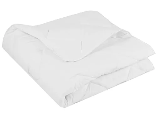 ZOLLNER Microfaserbettdecke 135 x 200 cm - Hochwertige Bettdecke aus 50% Polyester und 50% Baumwolle, waschbar bis 95 °C für höchste Hygiene und ideal für Allergiker. Perfekt für jeden Schlafraum und das ganze Jahr über geeignet.