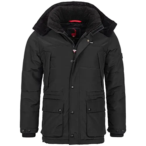 Höhenhorn Mangard Herren Winter Jacke Schwarz Gr. XL - Effektive Isolierung und atmungsaktive Funktionalität, ideal für kalte Temperaturen und vielseitige Anlässe