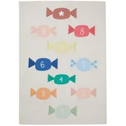 Lytte Kinderteppich Pepe Multicolor 120x170 cm - Bunter Teppich für das Kinderzimmer - Der Lytte Kinderteppich Pepe bringt Farbe ins Kinderzimmer und sorgt für eine gemütliche Atmosphäre. Ideal zum Spielen und Krabbeln, fügt er sich harmonisch in jede Einrichtung ein.