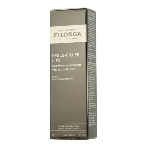 Filorga Hydra-Hyal Hyalu-Filler Lips 4 g - Volumengebender Lippenbalsam - Hautpflege mit voluminisierenden Aktivstoffen für sichtbar vollere Lippen, angereichert mit Pflanzenbutter für intensive Feuchtigkeit und Komfort.