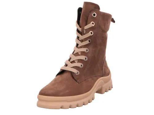 Semler Komfort Stiefeletten NUBUKINA Damen 31343535383337 Braun 41 EU - Wanderschuhe für Damen, ideal für Alltag und besondere Anlässe. Diese taupefarbenen Stiefeletten bieten hohen Tragekomfort durch warmes Innenfutter und sind mit einem Wechselfußbett für individuelle Anpassung ausgestattet.
