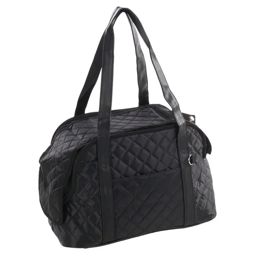 Flamingo Tiertransporttasche Merida schwarz für Katzen