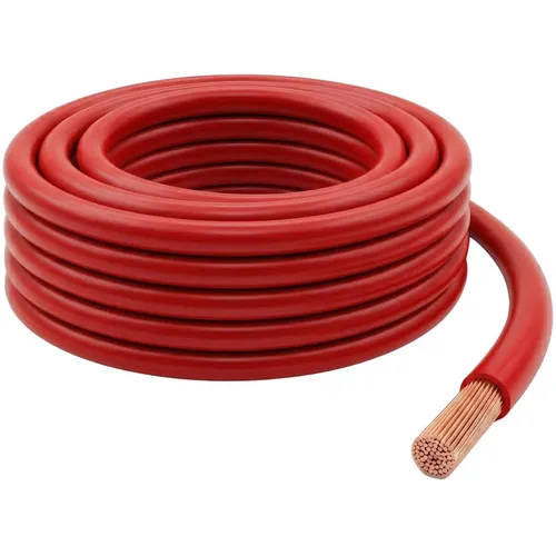 20m FLY Fahrzeugleitung Rot 4mm² rund Kabel Litze KFZ Stromkabel