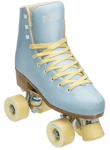 IMPALA QUAD SKATE Rollschuh sky blue/yellow - 41 - Rollschuhe für Einsteiger und Fortgeschrittene mit gepolstertem Schaft für maximalen Komfort und wasserdichtem Stiefel für optimalen Halt am Knöchel.