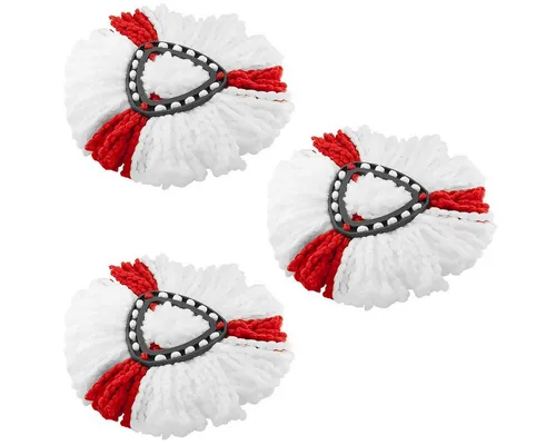 MidGard Wischmopp Ersatzmopp Ersatz-Mopp geeignet für Vileda Turbo 2in1 EasyWring&Clean, Ersatzkopf aus Mikrofaser für auch empfindlichen Boden