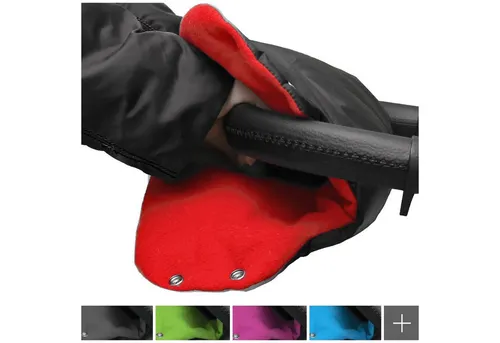 Baby-Joy Kinderwagen-Handwärmer Baby-Joy Muff Handwärmer Handschutz Kinderwagenhandschuh Schlitten Han, kuschelweich, außen wind- und wasserabweisend
