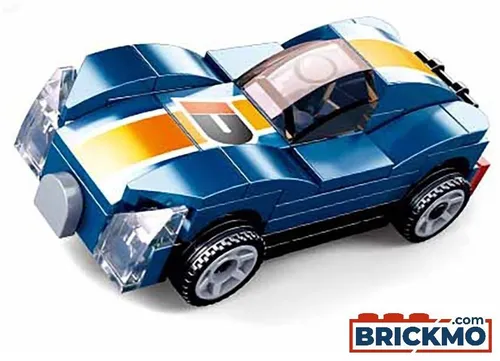 Sluban Racing Car Blue Monster M38-B0801D