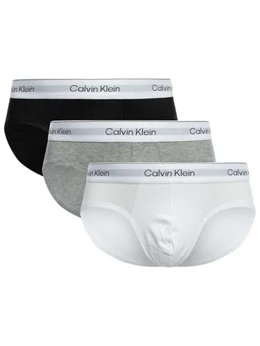 CALVIN KLEIN UNDERWEAR 3er-Set Slips in Schwarz, Größe S - Hochwertige Herren Slips von CALVIN KLEIN, elastischer Bund für optimalen Tragekomfort, 95% Baumwolle, ideal für den Alltag.