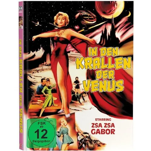 Queen of Outer Space Limited Mediabook - Sci-Fi Film über Captain Neil Patterson und seine Crew, die auf der Venus in einen Geschlechterkrieg verwickelt werden. Limitiertes Mediabook mit exklusivem Cover.