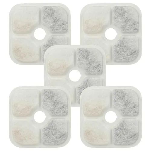 vhbw 5X Filter kompatibel mit Catit PIXI Trinkbrunnen für Katzen, Hunde - Filterelement