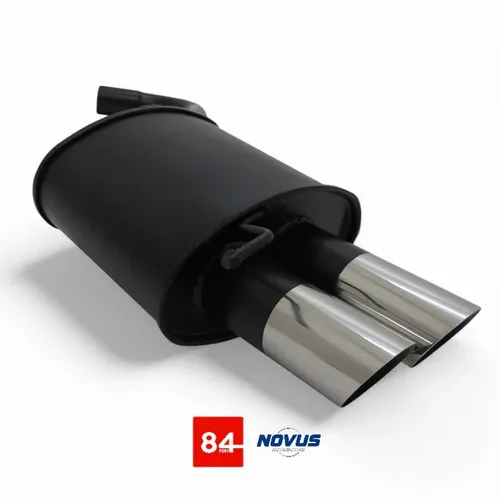 BMW E90 / E91 Sportendschalldämpfer 2x76mm MS-Design - Schalldämpfer für BMW E90/E91, aus hochwertigem Stahl, sorgt für einen sportlichen Klang und optimiert die Leistung Ihres Fahrzeugs.