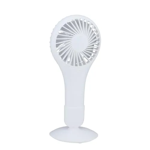 HAC24 Handventilator mit Standfuß, Batteriebetrieben oder USB-C Tragbarer Mini Ventilator Lüfter