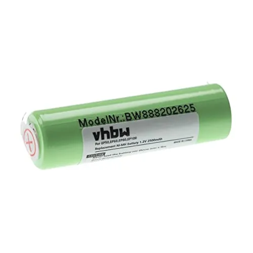 vhbw Akku Ersatz für Braun Typ 4510, Typ 4515, Typ 5601 für Rasierer (2500 mAh, 1,2 V, NiMH)