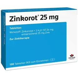 Zinkorot 25 mg Tabletten 100 St