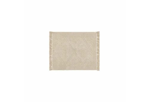 Mirabeau Badematte Badematte Mivorex beige, Höhe 400 mm, 100% Baumwolle