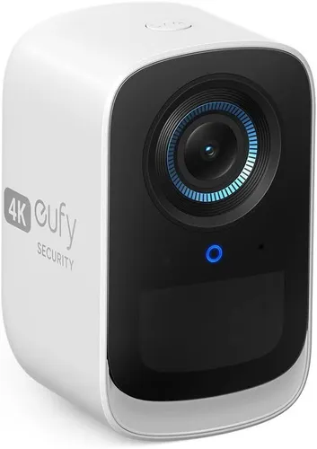 eufy Security eufyCam S300 3C - 4K kabellose Überwachungskamera mit Gesichtserkennung - Überwachungskamera mit 4K Nachtsicht in Farbe und erweiterbarem Speicher bis zu 16TB. Ideal für umfassende Sicherheit ohne monatliche Gebühren.