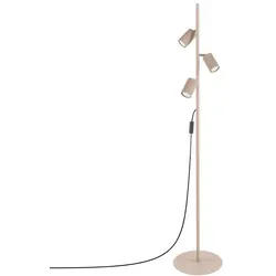 SOLLUX lighting Stehlampe KARBON 3 taupe