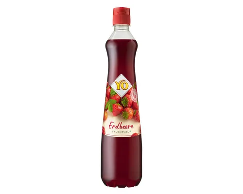 YO SYRUP Sirup, YO SYRUP Fruchtsirup Erdbeere 700ml