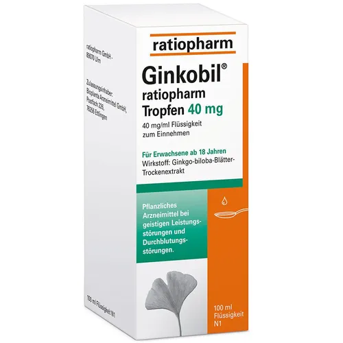 Ginkobil ratiopharm 40mg