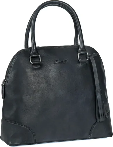 Benthill Vintage Henkeltasche aus Echtleder für Damen - Elegante Handtasche aus echtem Rindsleder mit praktischem Reißverschlussfach. Ideal für den täglichen Einsatz und bietet Platz für iPad und Dokumente.