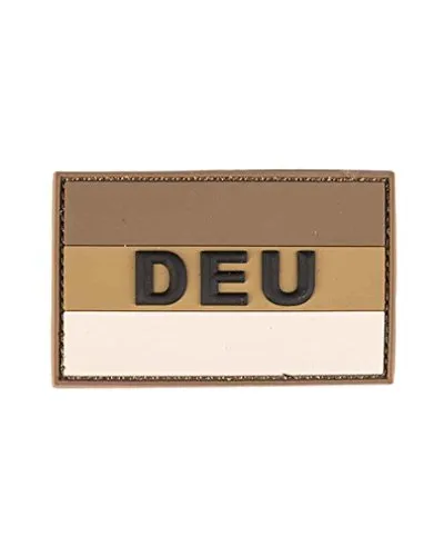 Mil-Tec BW Patch 3D DEU PVC m. Klett Large Desert