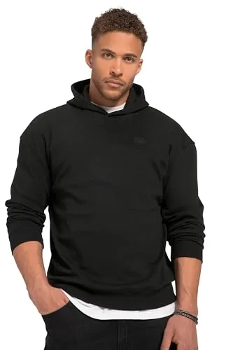 STHUGE Herren Sweathoodie - Oversized Kapuzenpullover mit Rückenprint - Kapuzenpullover für Herren, in XXL und bis 8 XL erhältlich, mit bequemer Kellerfalte und verstecktem Print für einen lässigen Look.