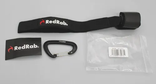Red-Rab Türanker mit Karabiner bis zu 1200 kg belastbar 8 cm - 30 cm Schwarz NEU