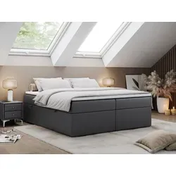 Boxspringbett ohne Kopfteil mit Bettkasten von MKS