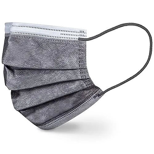 Beurer MM 15 OP-Maske Typ IIR, Made in EU, 3-lagige Medizinische Gesichtsmaske schützt Ihr Umfeld gegen Tröpfchen und Mikroorganismen, wärmeabsorbierend, grau, 20 Stück